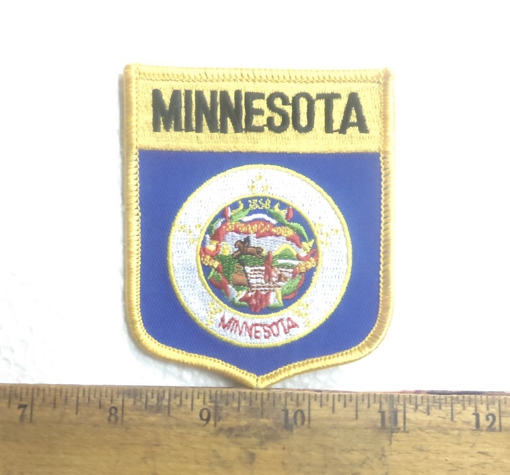 State of Minnesota Shield Embroidered Patch