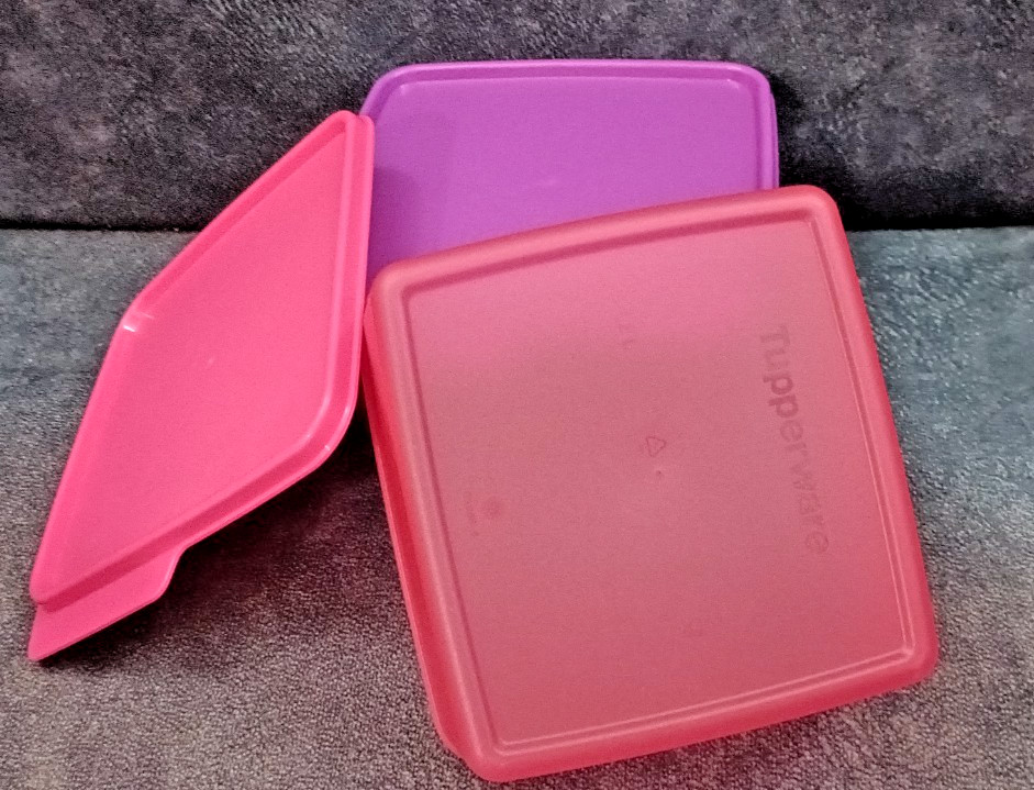 Tupperware Keep Tab Medium Rectangle Dry Storage Container Set 1.2 ltr