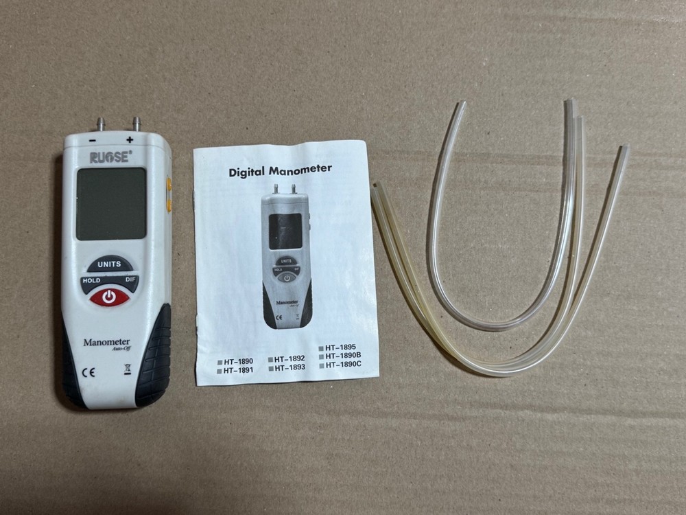 Ruose Digital Manometer, model HT-1890