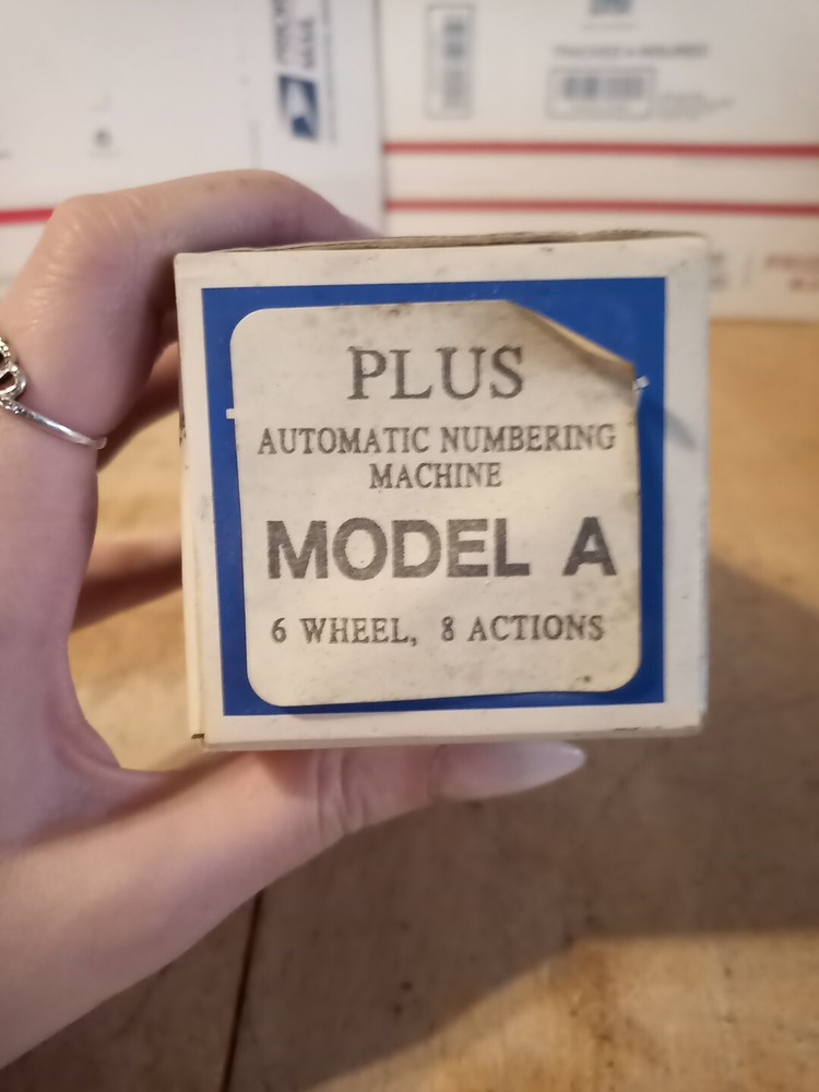Plus Model A 6-wheel 8 Action Automatic Numbering Machine