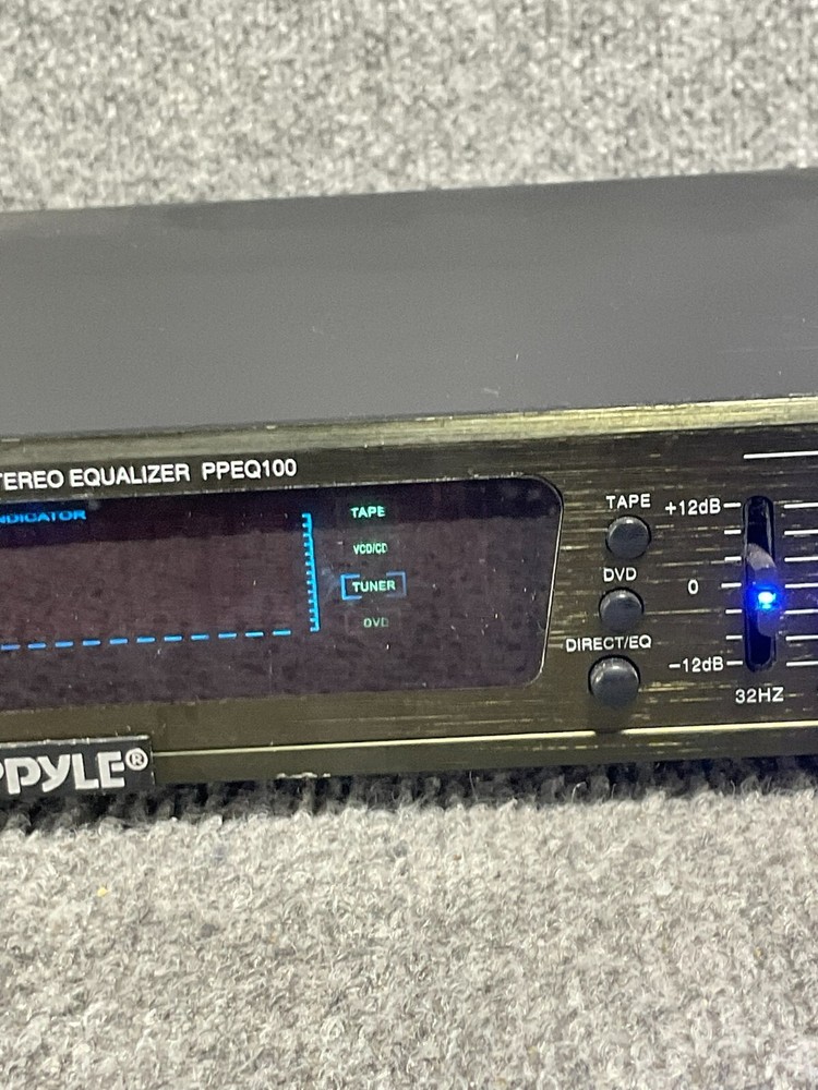 Pyle PPEQ100 Equalizer Audio Plug Broken Multiple Inputs – For Parts