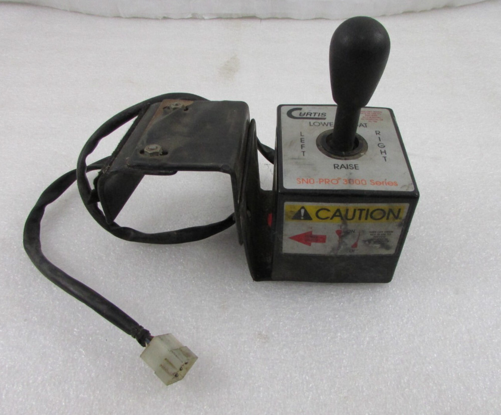 Curtis Sno-Pro 3000 Straight Blade 6Pin Joystick Snow Plow Controller w/ Mount