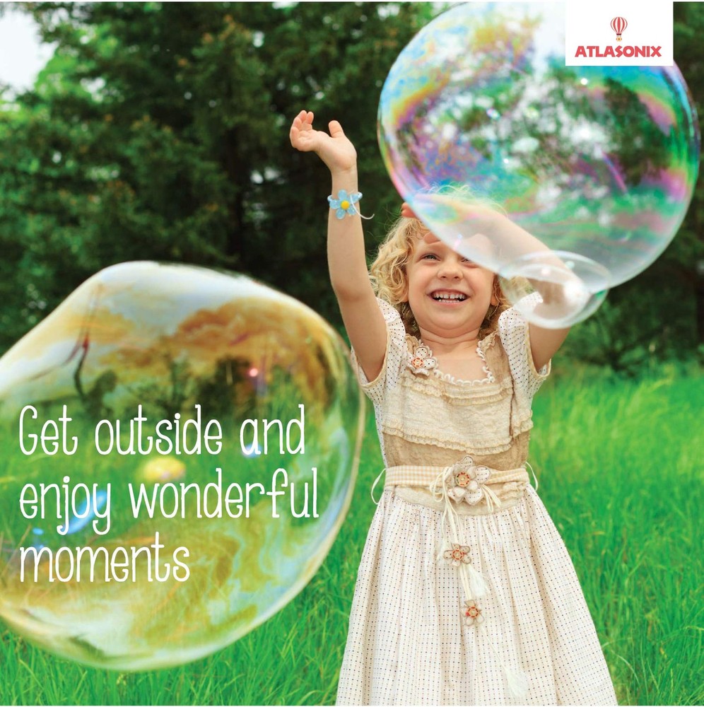 Giant Bubble Solution - Bubble Wands, Bubbles for Kids, Kids Bubbles Mix Powd...