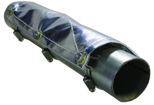 11600 1' X 6" Pipe Shield , Silver