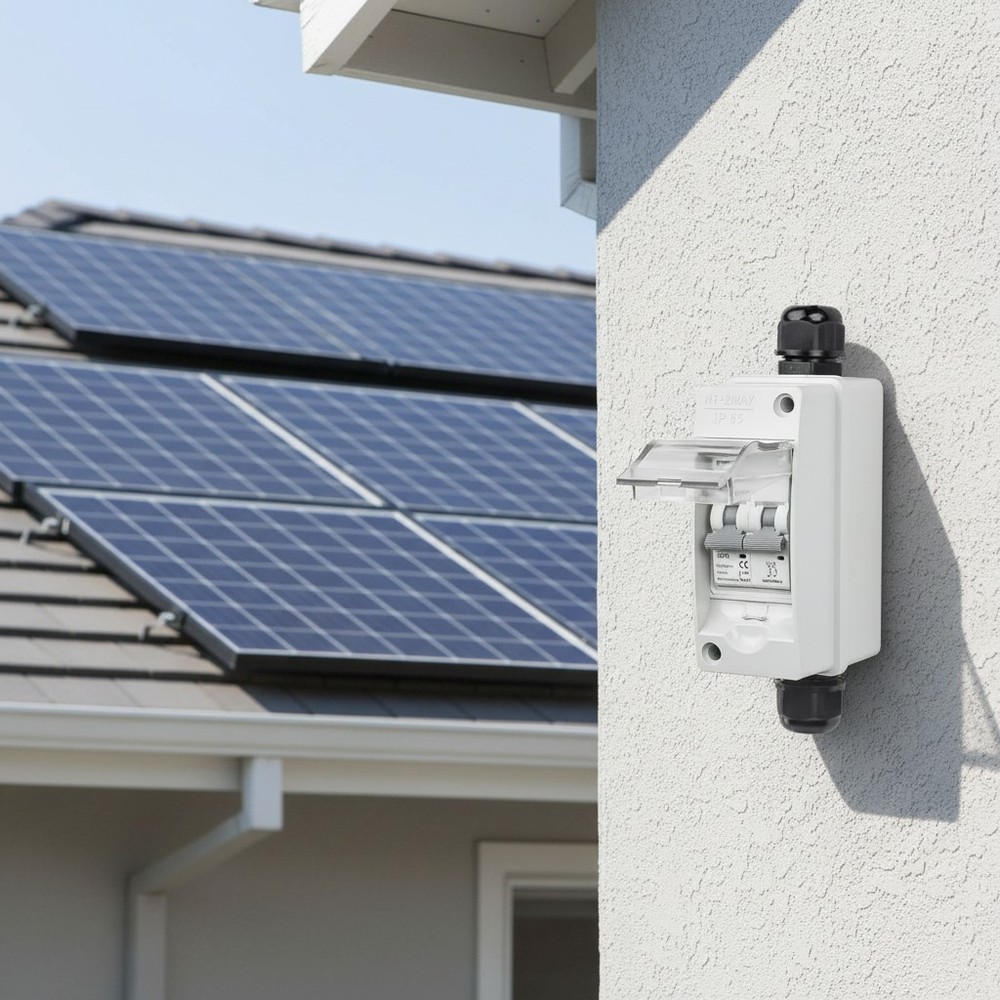 Universal 1000V 60A Solar Panel Circuit Breaker with User-Friendly Features