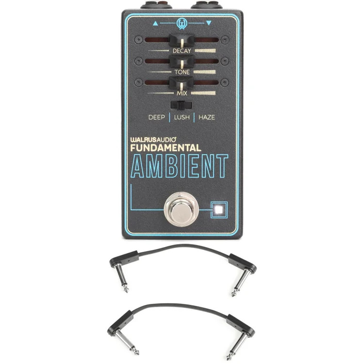 Walrus Audio Fundamental Series Ambient Pedal with EBS Patch Cables