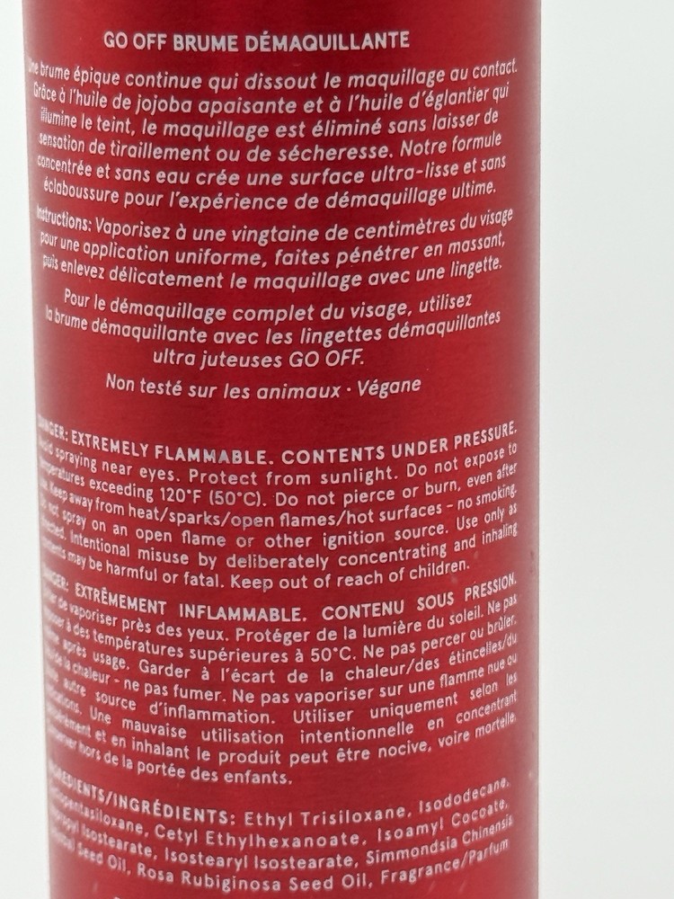 O/S One Size by Patrick Starr GO OFF Makeup Dissolving Mist 3.4oz