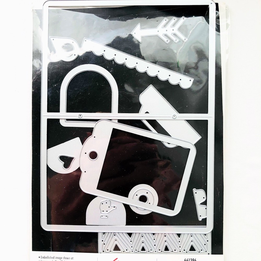 Sizzix Thinlits Art Journal Scrapbook Die Lynda Kanase 661396