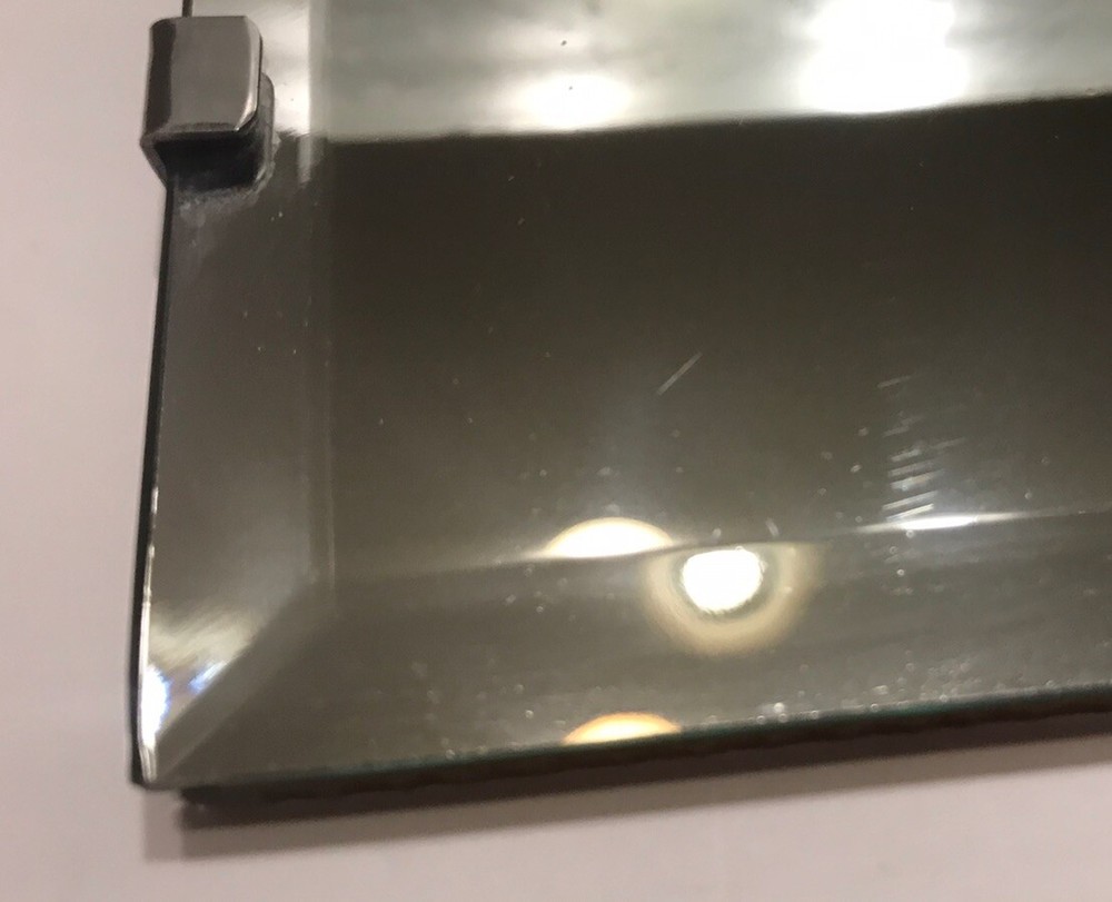 Vintage Frameless Beveled Wall Mirror Rectangular-18" x 12"