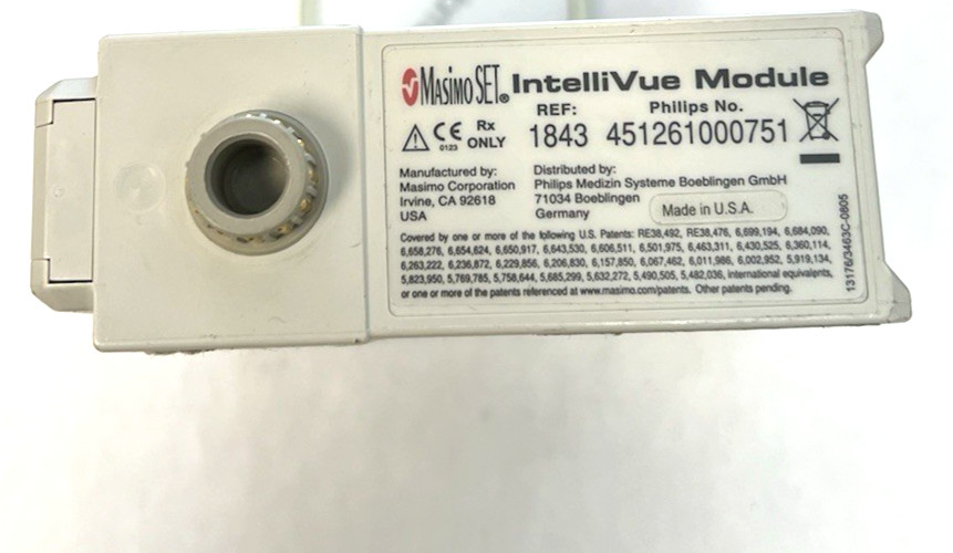 MASIMO SET Module 1843 Intellivue SPO2 Module Oxygen Monitor Component Part
