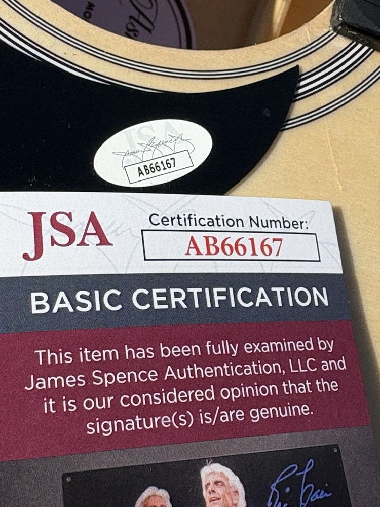 LEWIS CAPALDI SIGNED Acoustic Guitar JSA COA