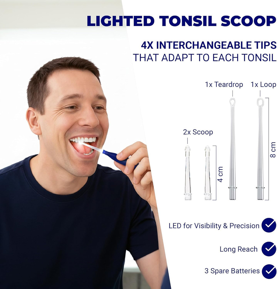 Tonsil Stone Remover - Tonsil Stone Removal Kit - Tonsillolith Remover Tool - To