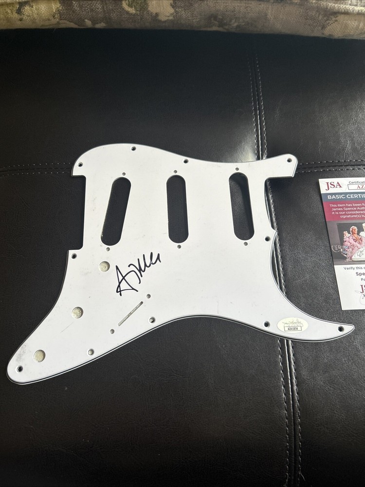SINGER AIMEE MANN SIGNED GUITAR PICK GUARD JSA CERTIFICATION