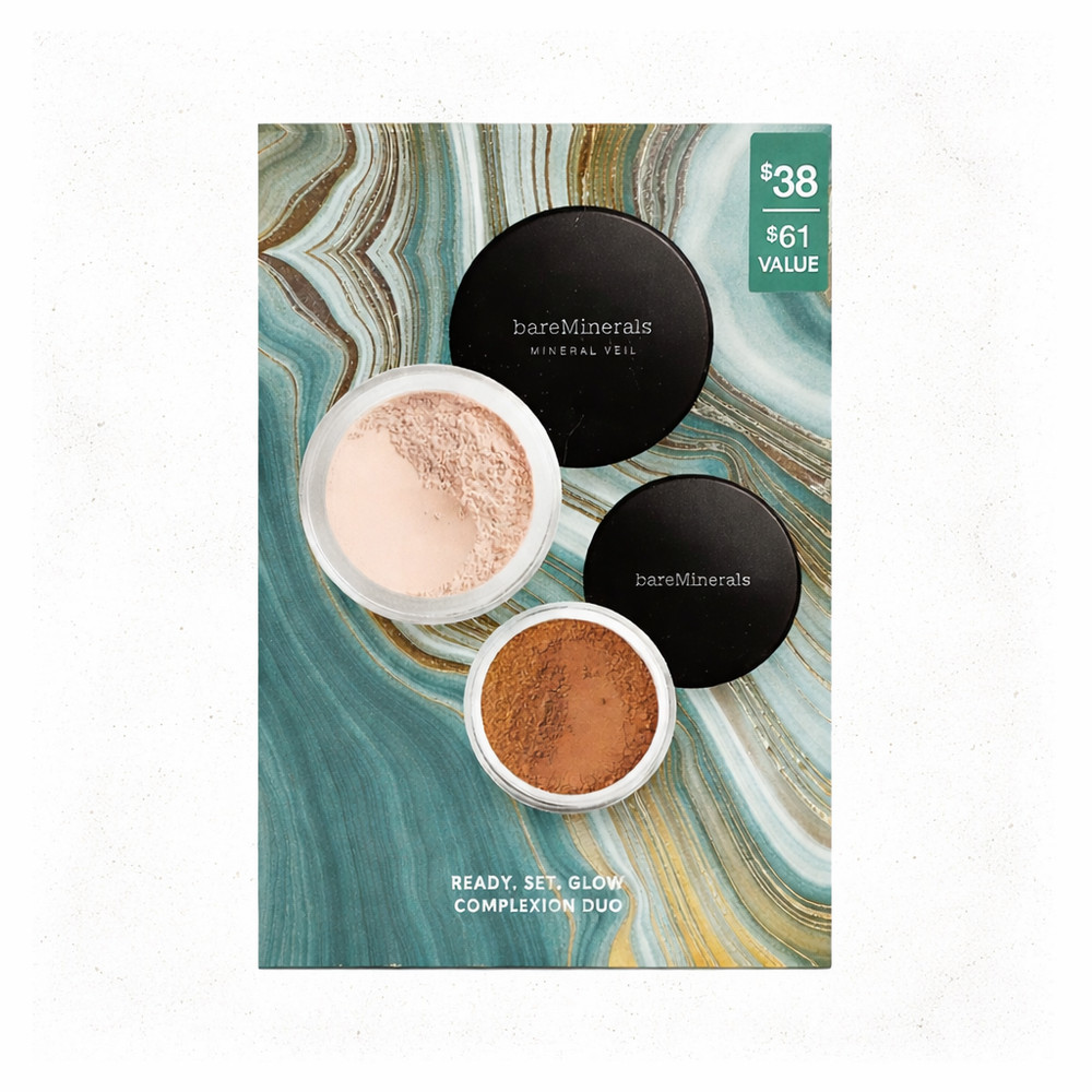 BAREMINERALS Ready, Set, Glow Powder + Bronzer Complexion Duo