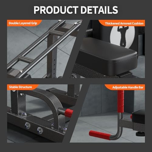 Multi-Function Power Tower Pull Up Bar Station Pull Up Dip Station for Black