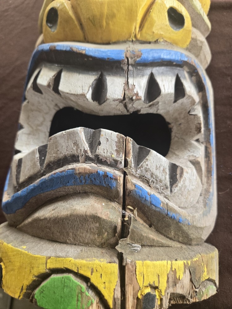 Large, Vintage Tiki Wall Decor