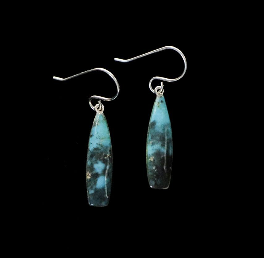 Webster Collection Evans Turquoise & Sterling Dangle Earrings