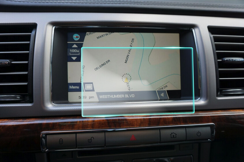 Crystal Clear Screen Protector for 2011 Jaguar XF Vehicle Navigation