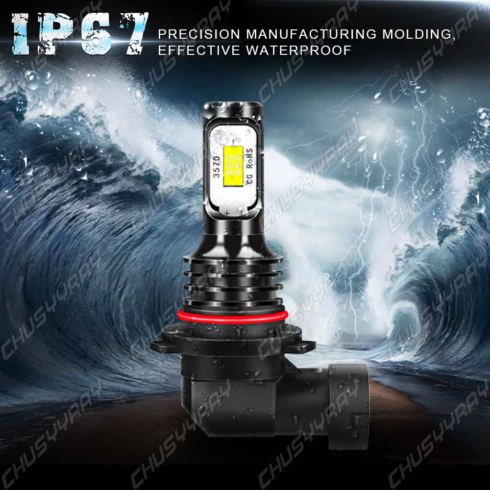 For Tahoe 2007-2012 2013 2014 6X LED Headlight + Fog Light Bulbs Combo Kit 6000K