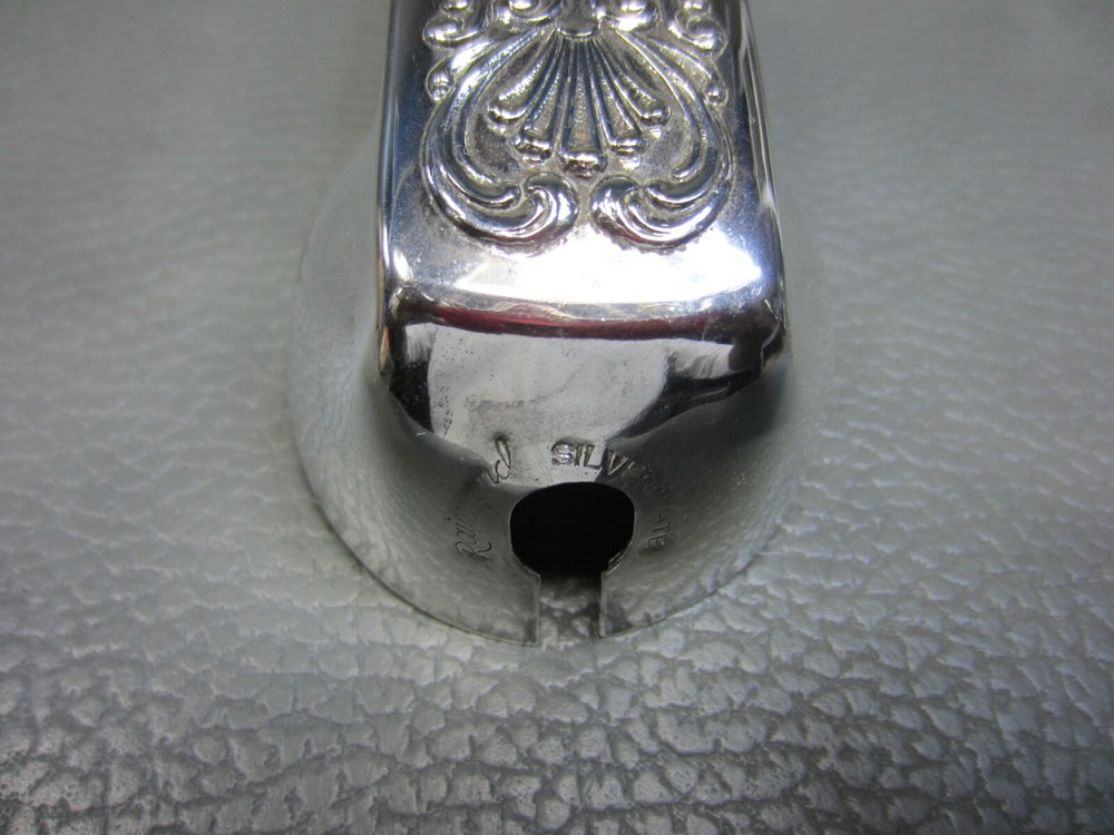 Silverplate Rotary Telephone Handset Handle Cover