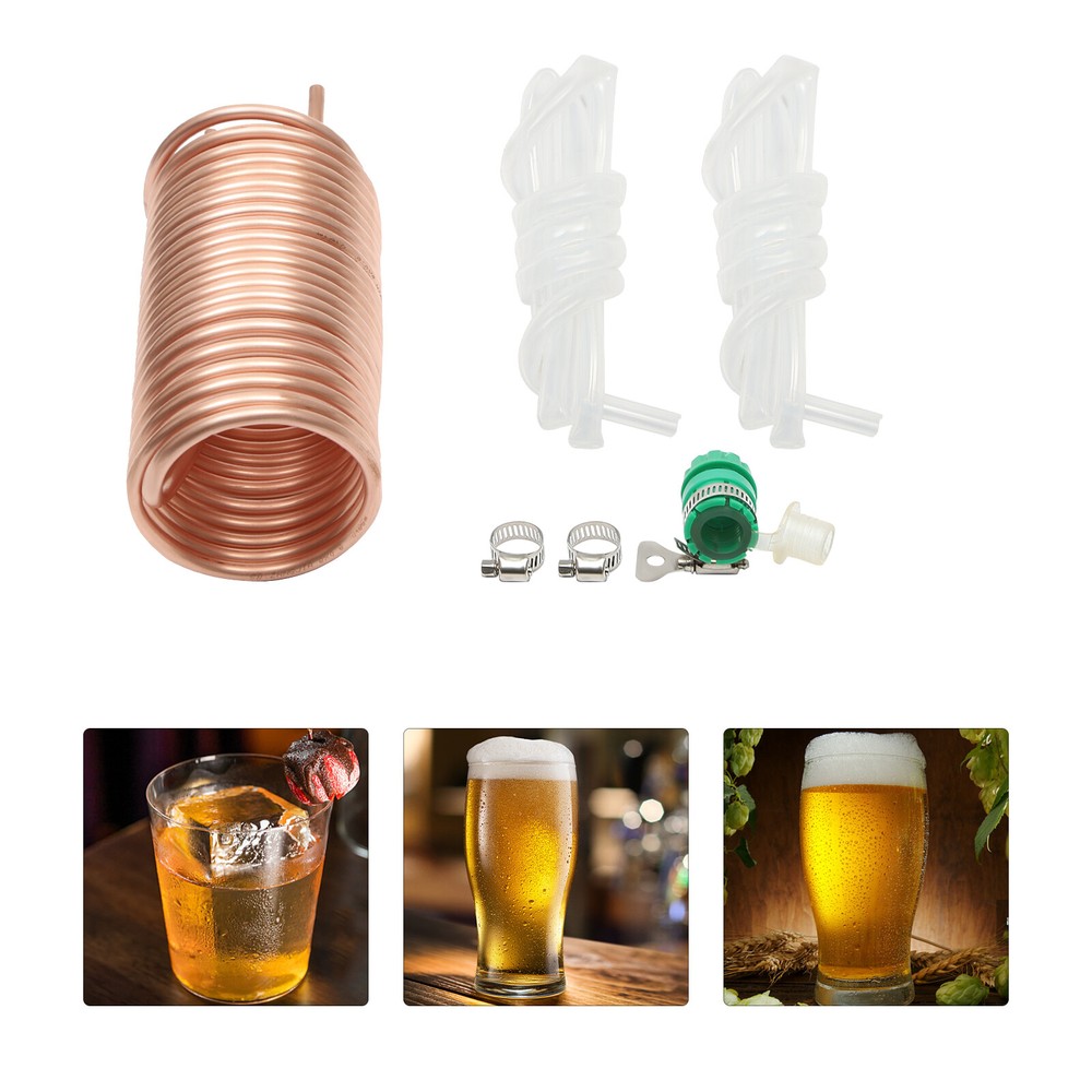 Copper Immersion Wort Chiller for Homebrew - Food-Grade & Efficient Cooling