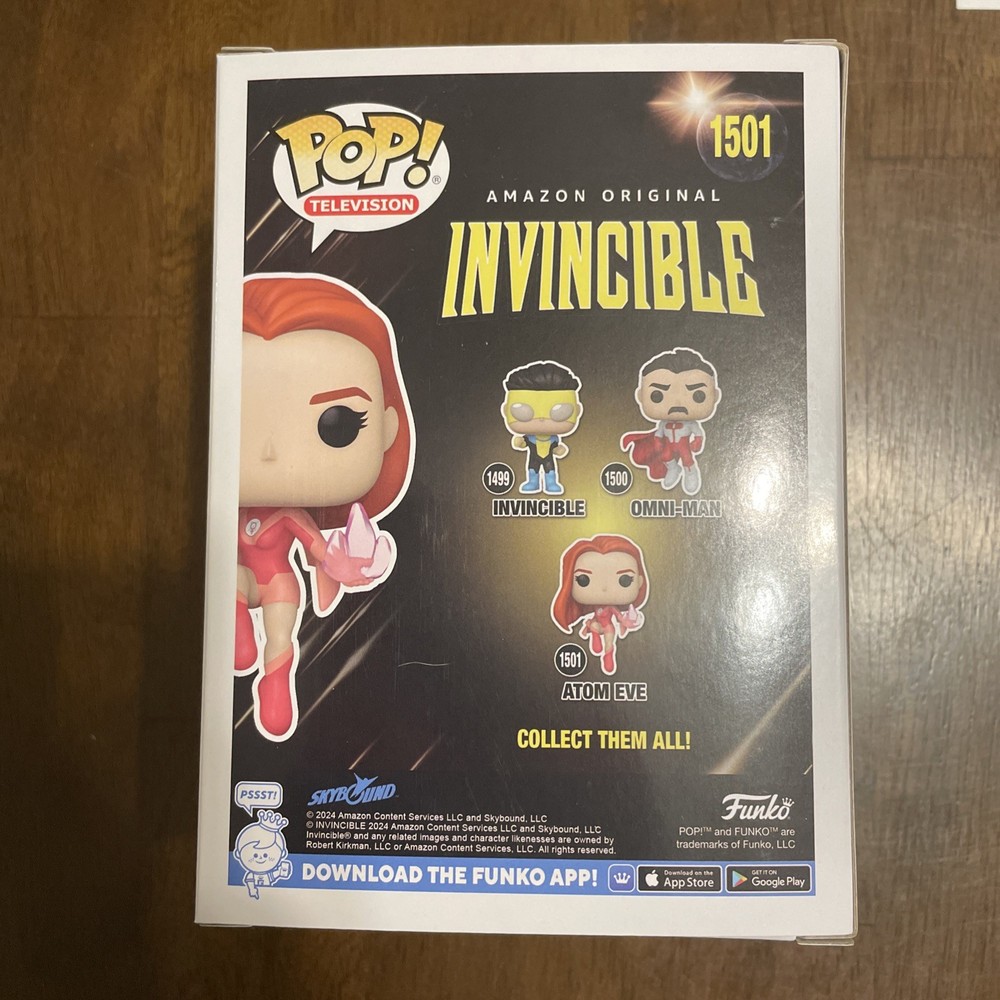 Funko Pop! Invincible Atom Eve #1501 Vinyl Figure - Ships in Hard stack