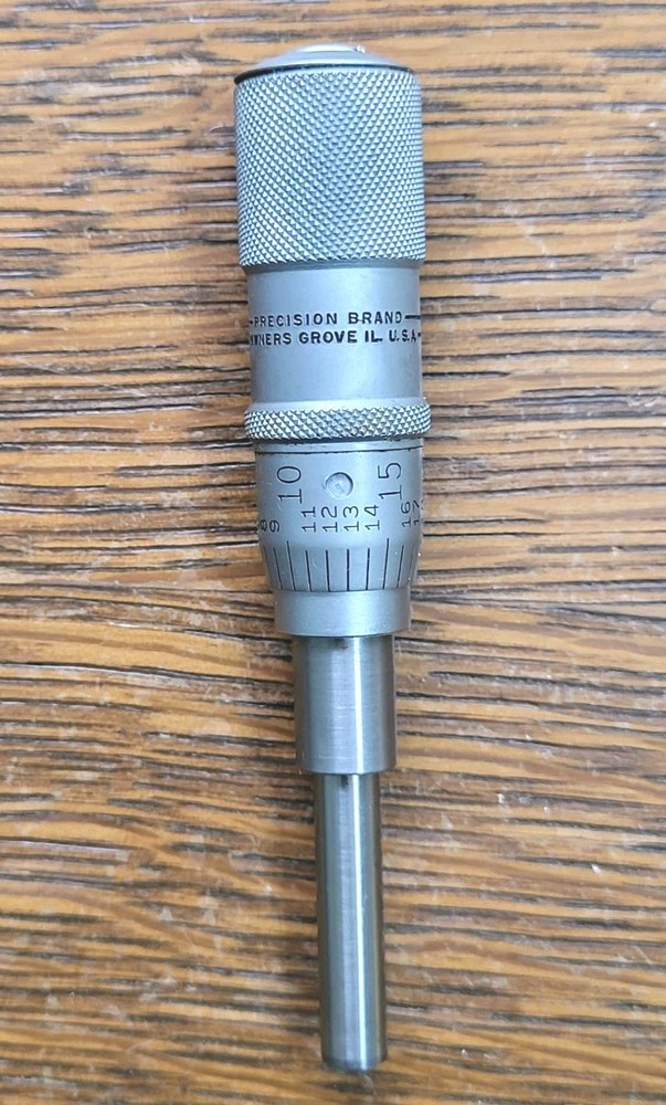 Precision Brand Micrometer Head Machinist Tool