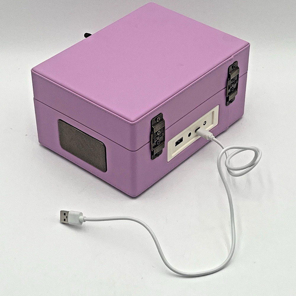 CD Player Portable Bluetooth, Pink Retro CD Player Tested Worrks