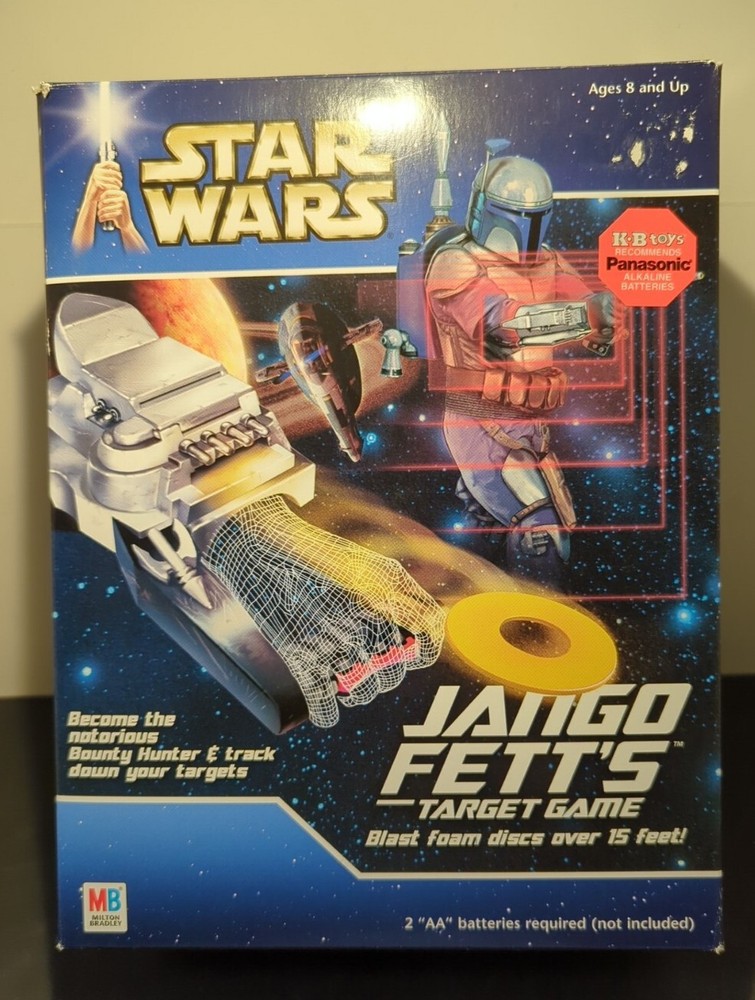 Star Wars Jango Fett's Target Interactive Game Milton Bradley 2002