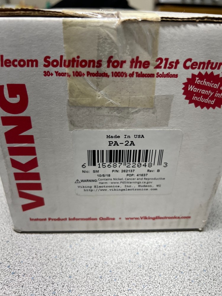 Viking electronics PA-2A Paging Loud Ringer With 8 Ohm Horn