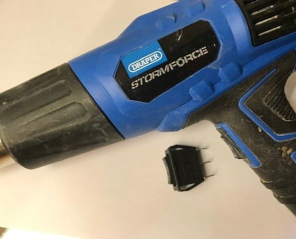 Replacement ON/OFF switch for Draper Stormforce Hot Air Gun