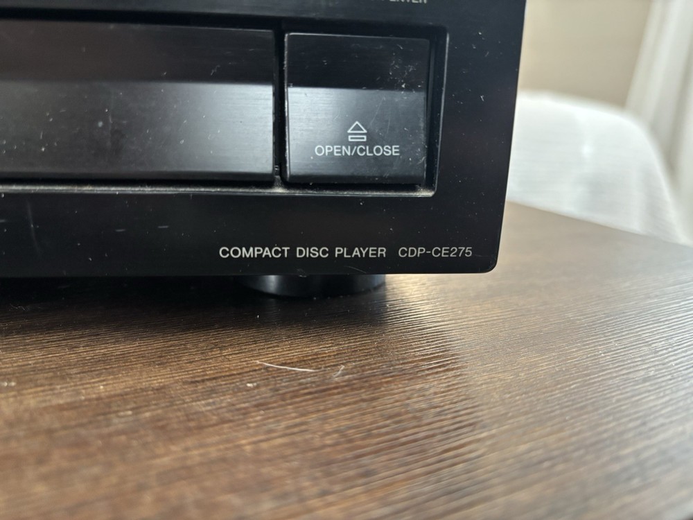 Sony CDP-CE275 5-Disc CD Changer Player Ex-Change System-Tested- No Remote