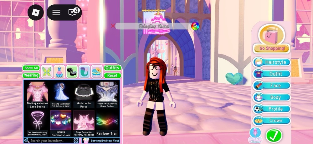 Royal high inventory + 30k diamonds