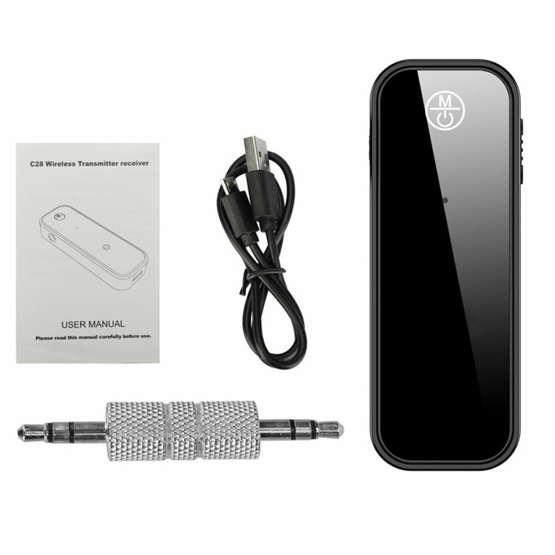 Car USB Wireless Bluetooth-Compatible5.0 Transmitter Receiver Audio Adapter
