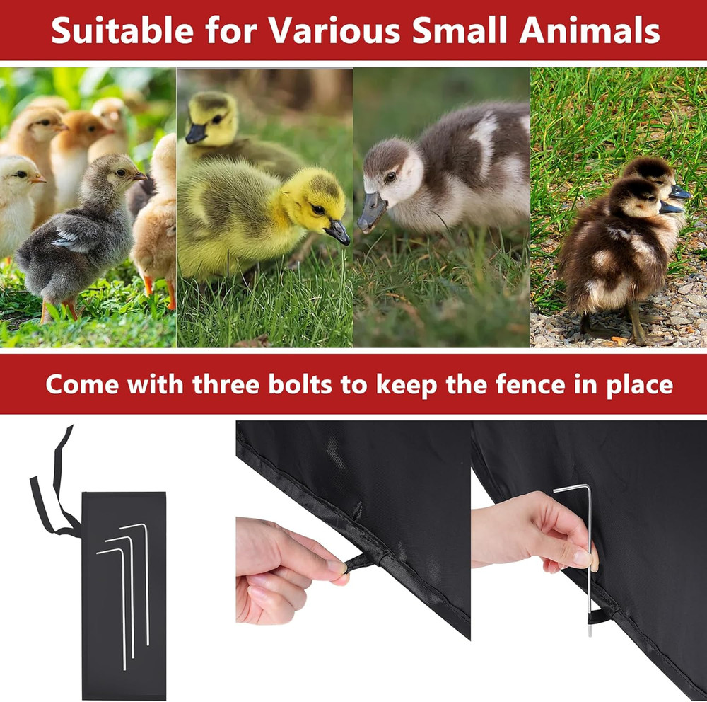 Brooder Box for Chicks, Chicken Brooder Box Starter Kit up to 15 Baby Chicken Ca