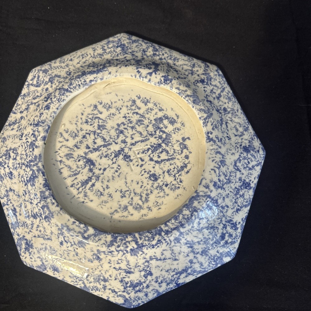 Antique Ironstone Spongeware