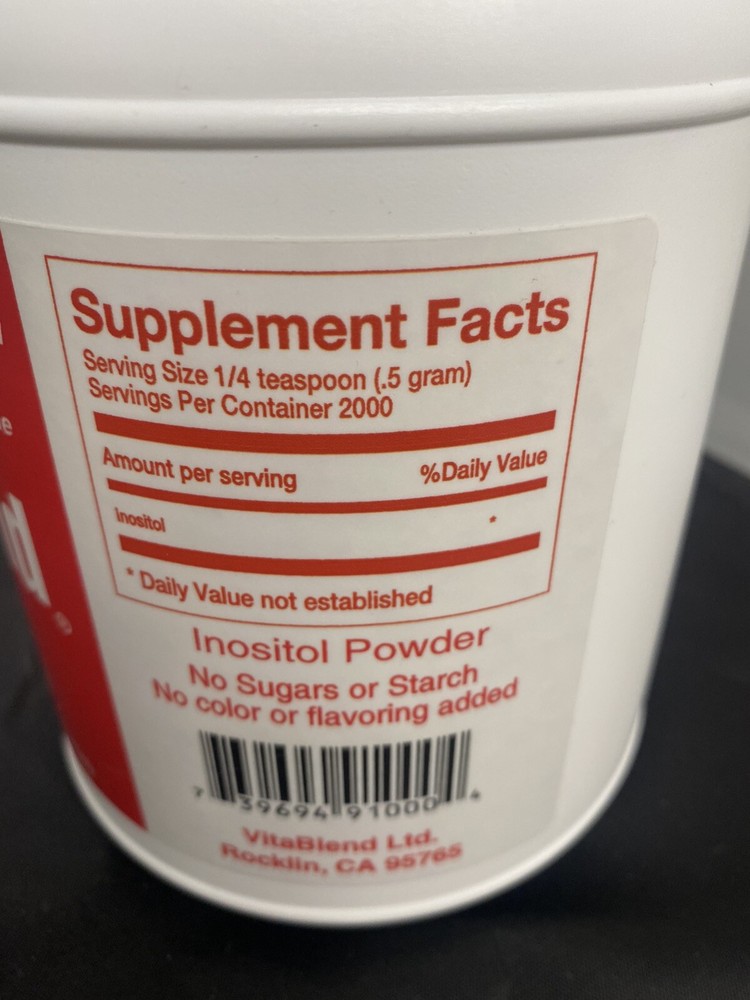 VitaBlend Inositol 35 oz (1 kilogram)