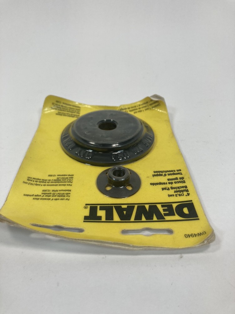 Rubber Backing Pad 4 IN