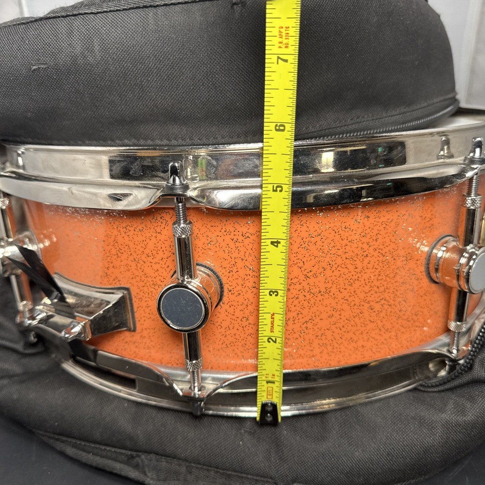 Paladin ddrum Maple Orange Snare Drum W/ Case