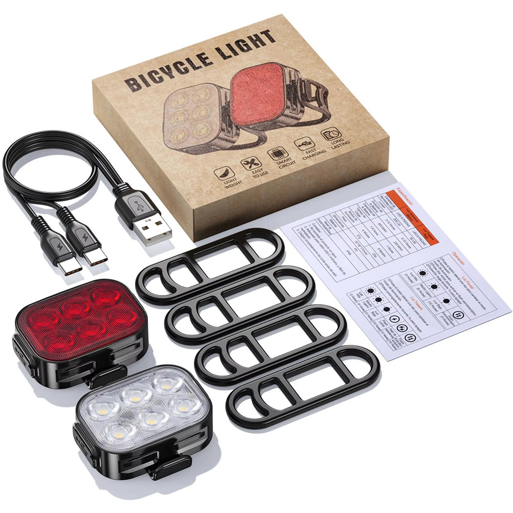 Memory Function Bike Light Set for Scooters Strollers And Backpacks Last Setting