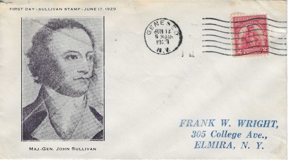 FDC   # 657-19     --   1st  Frank W. Wright  --   Geneseo