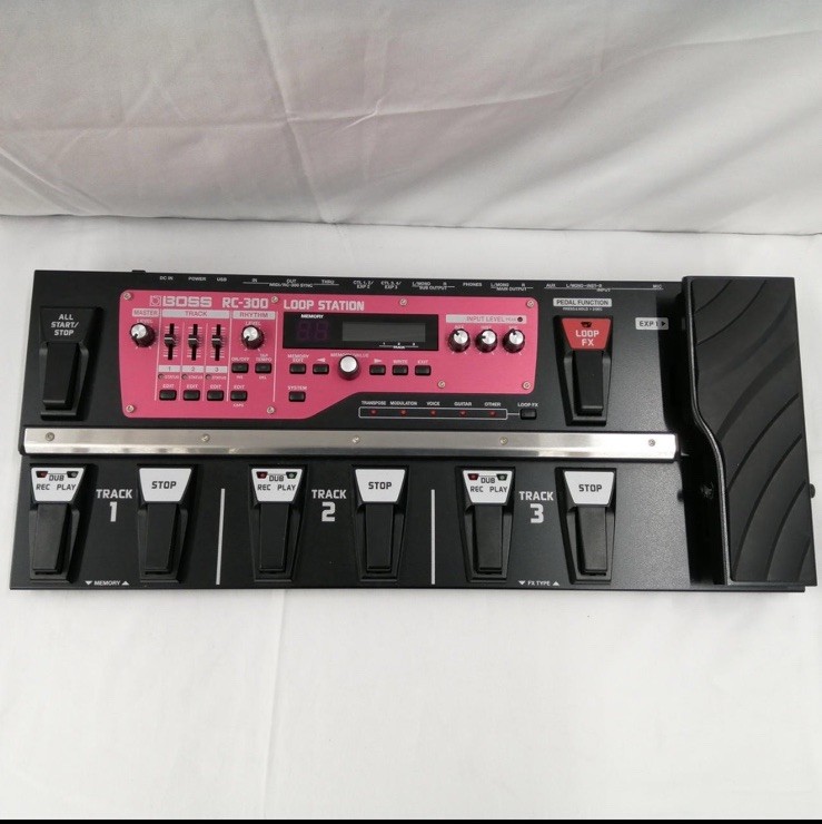 Boss RC-300 Loop Station Guitar multi-effects pedal Test Completed