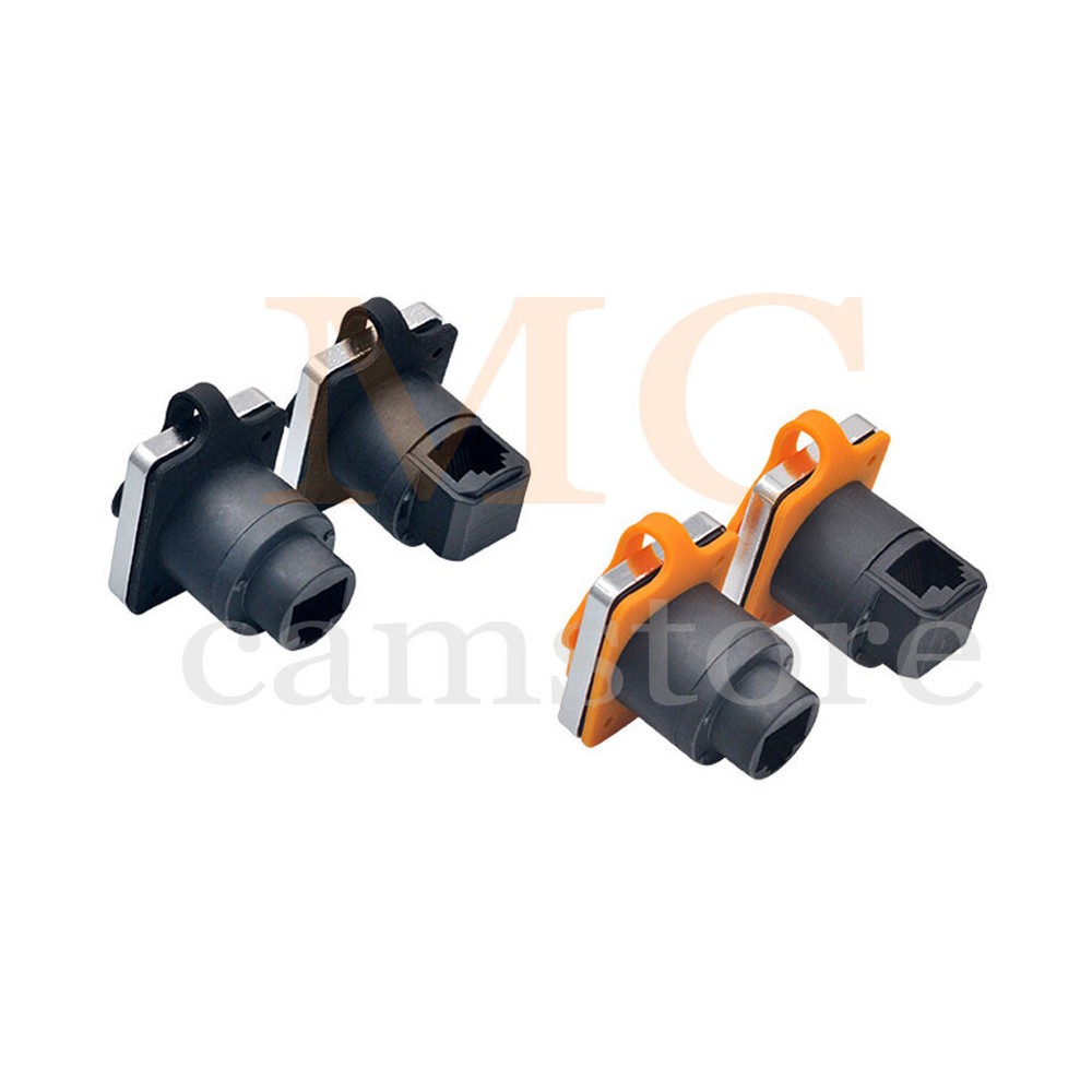RJ45 Waterproof  Network Connector 8p8c Panel Mount Socket Ethernet Connector