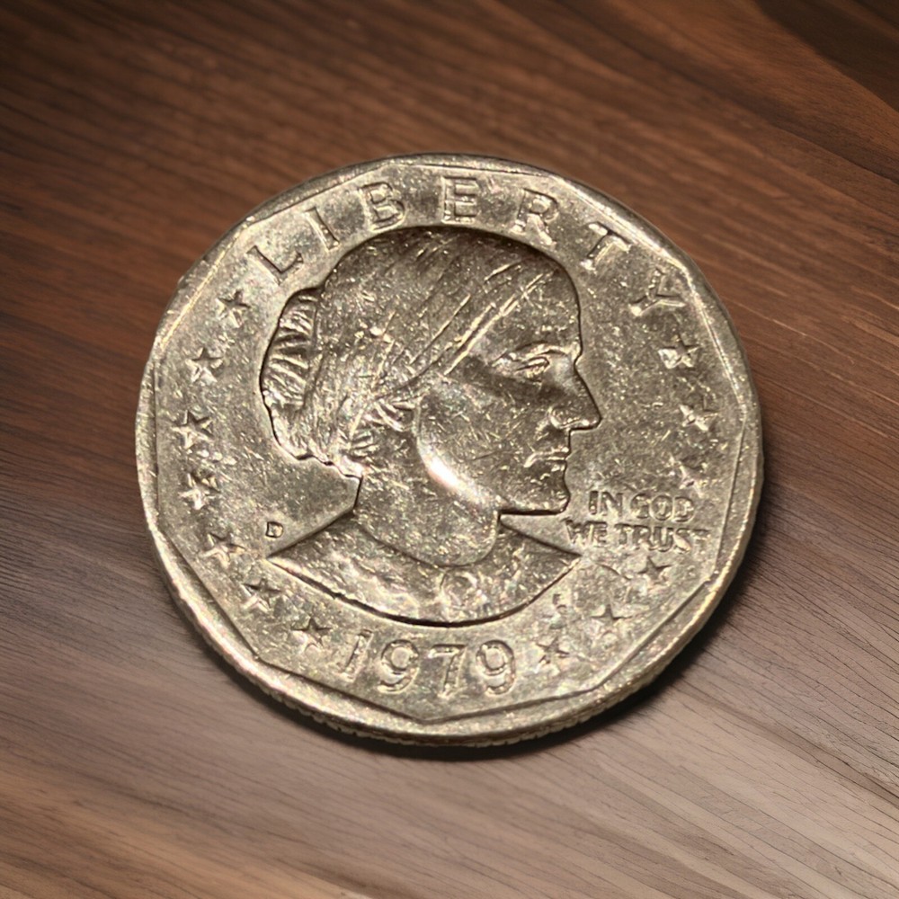 1979 Philadelphia Mint Susan B Anthony Silver Dollar Coin