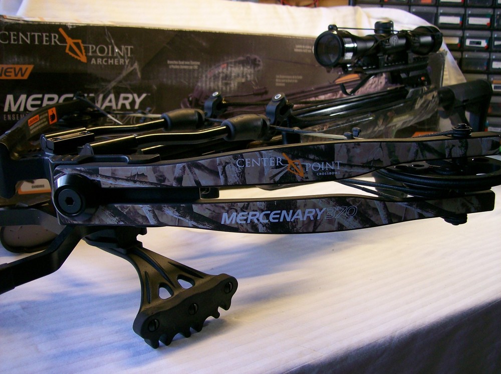 Center Point Mercenary 370 Crossbow w/Optics, LNIB