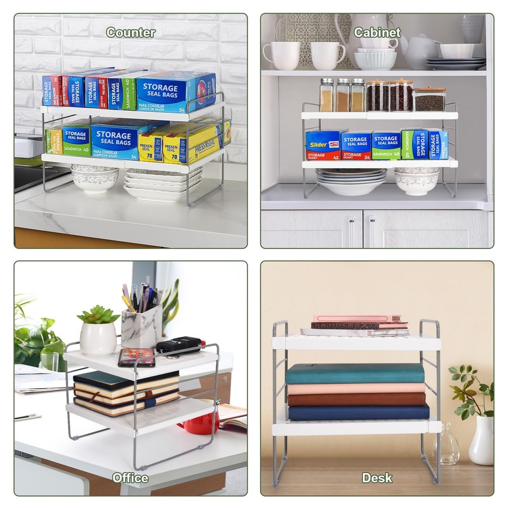 Pantry Organization and Storage for Kitchen - Expandable Kitchen Wrap Organiz...