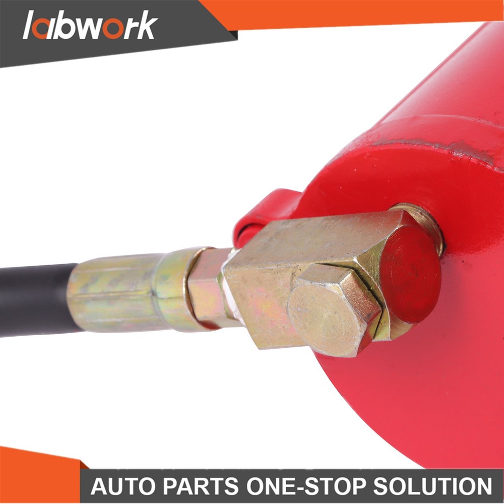 Labwork 8 Ton Long Hydraulic Air Jack Single Pump Engine Lifting Cherry Picker