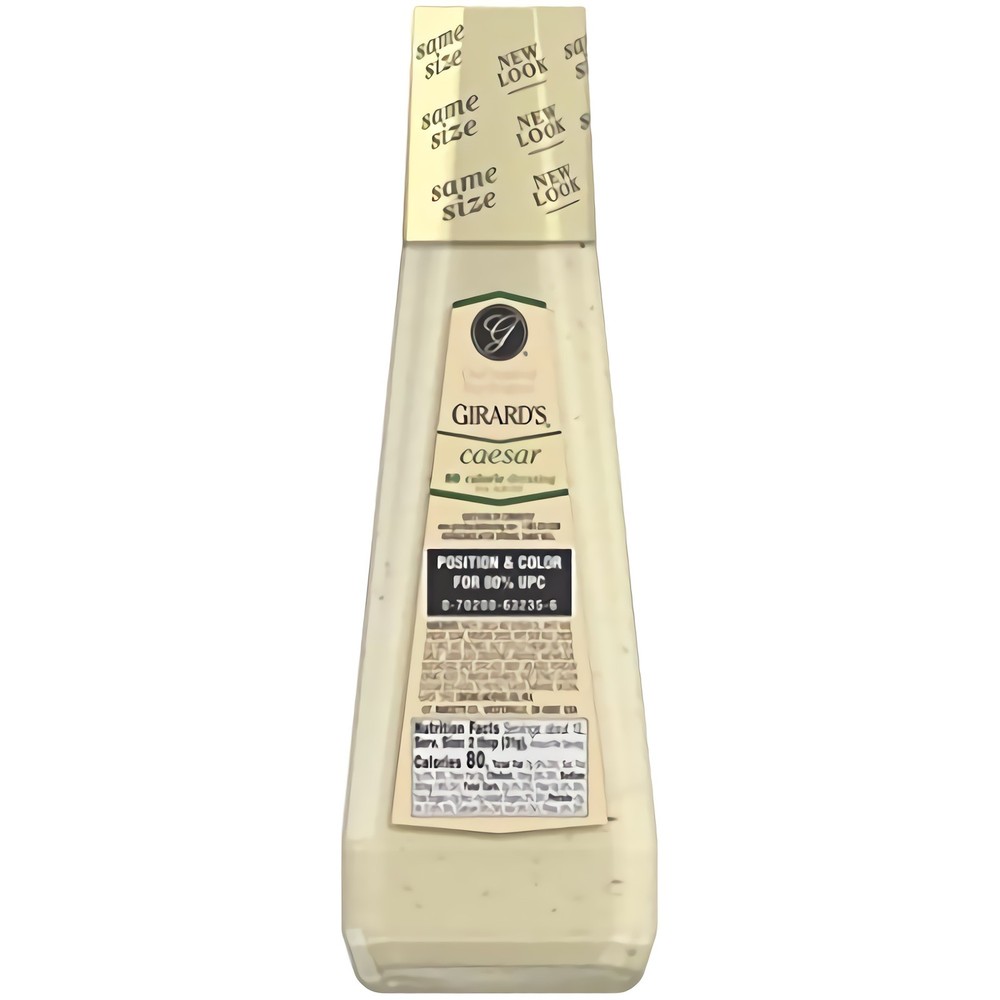 Girard's Light Caesar Dressing 12 Oz (Pack of 3)