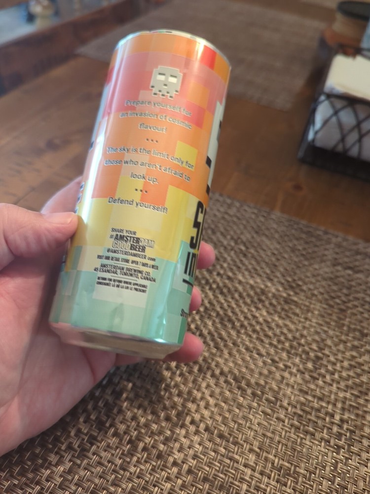 Space Invaders IPA Empty Promo Beer Can