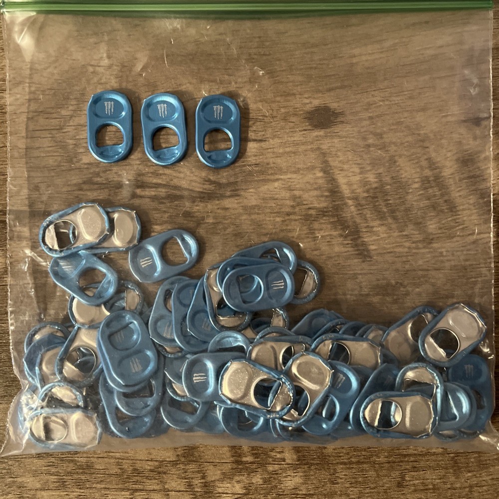 Monster Energy Drink Can 100 BLUE Tabs per 1 QTY ordered